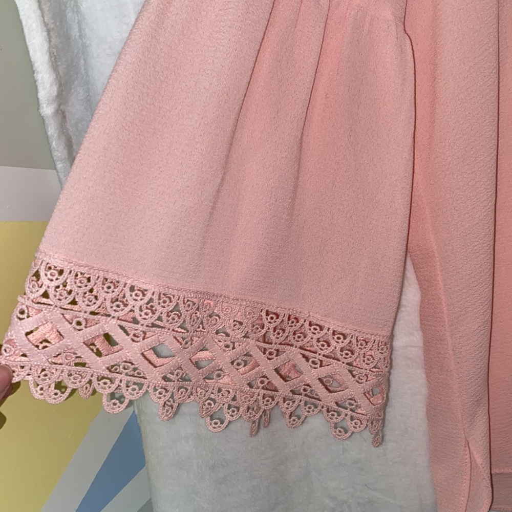 PINK BLOUSE SZ M - Picture 2 of 4